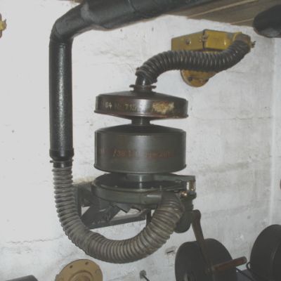 Ventilateur HES 1.2 m3 avec cartouches filtrantes contre les gaz dans la plupart des bunkers